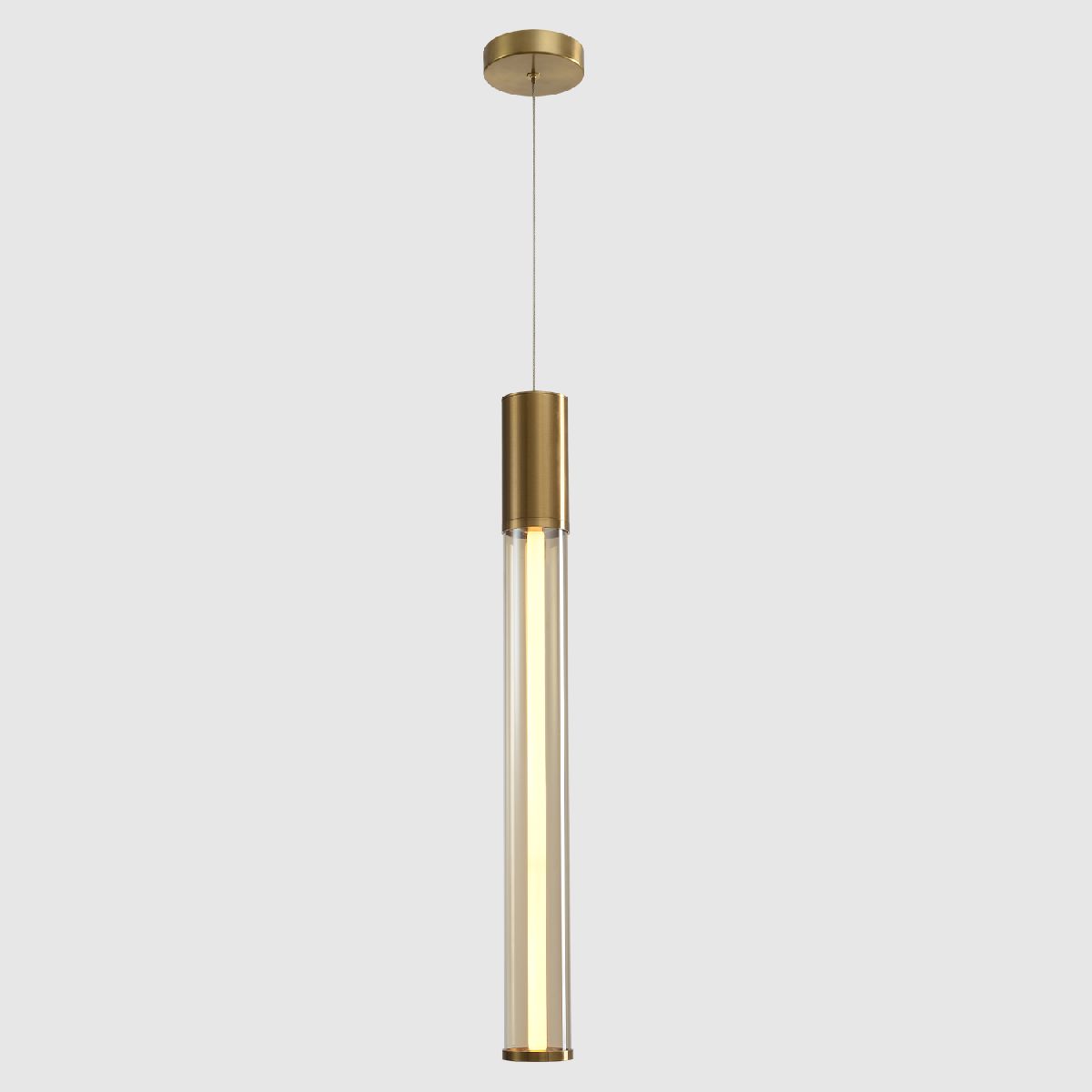 Подвесной светильник Crystal Lux LINEUP SP11W LED BRASS