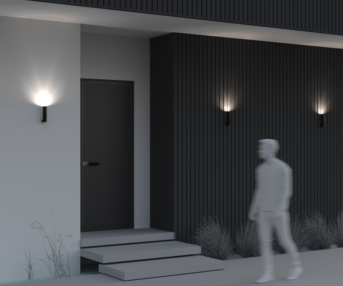 Уличный настенный светильник Maytoni Tube O508WL-L5B3K