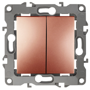 Выключатель двойной Эра 12-1104-14 Б0019289