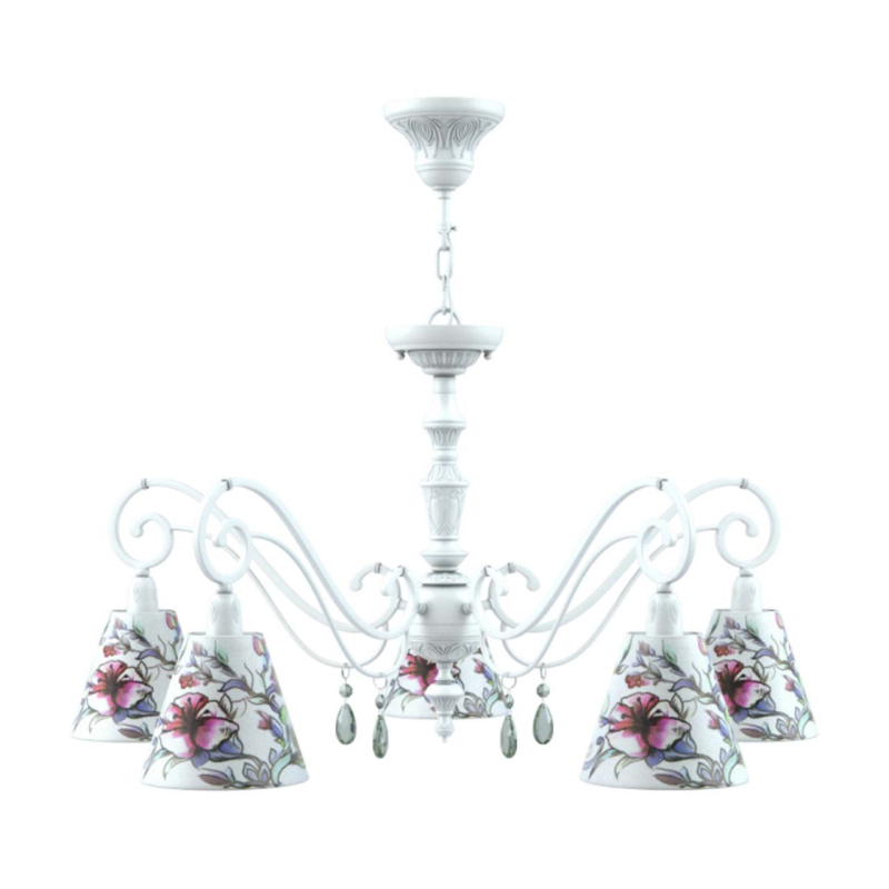 Подвесная люстра Lamp4you Classic E3-05-WM-LMP-O-13-CRL-E3-05-GR-DN