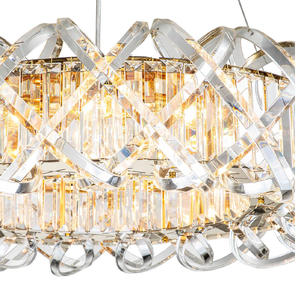 Подвесная люстра Indigo Braccia 12007/10P Gold V000399