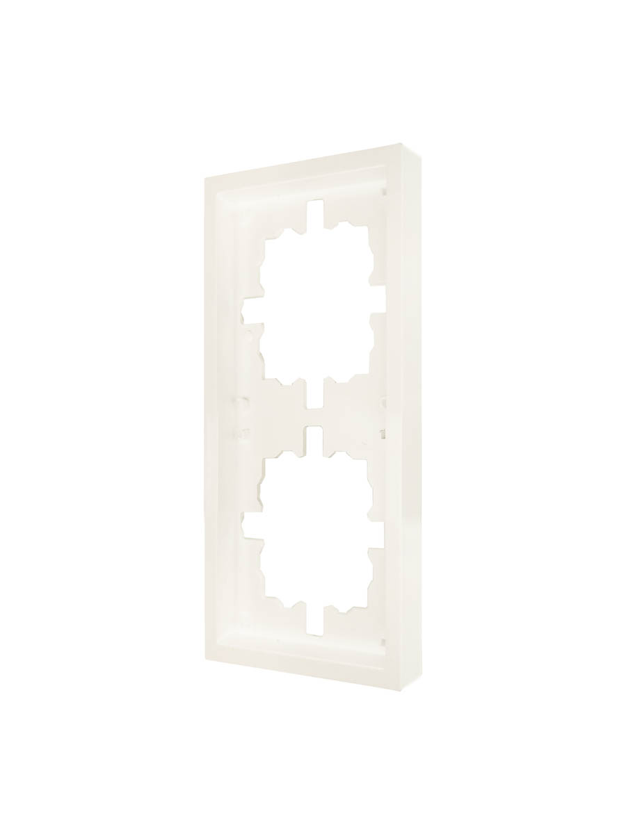 Рамка 2-ая б/вст слоновая кость Lezard Zima 704-9000-147