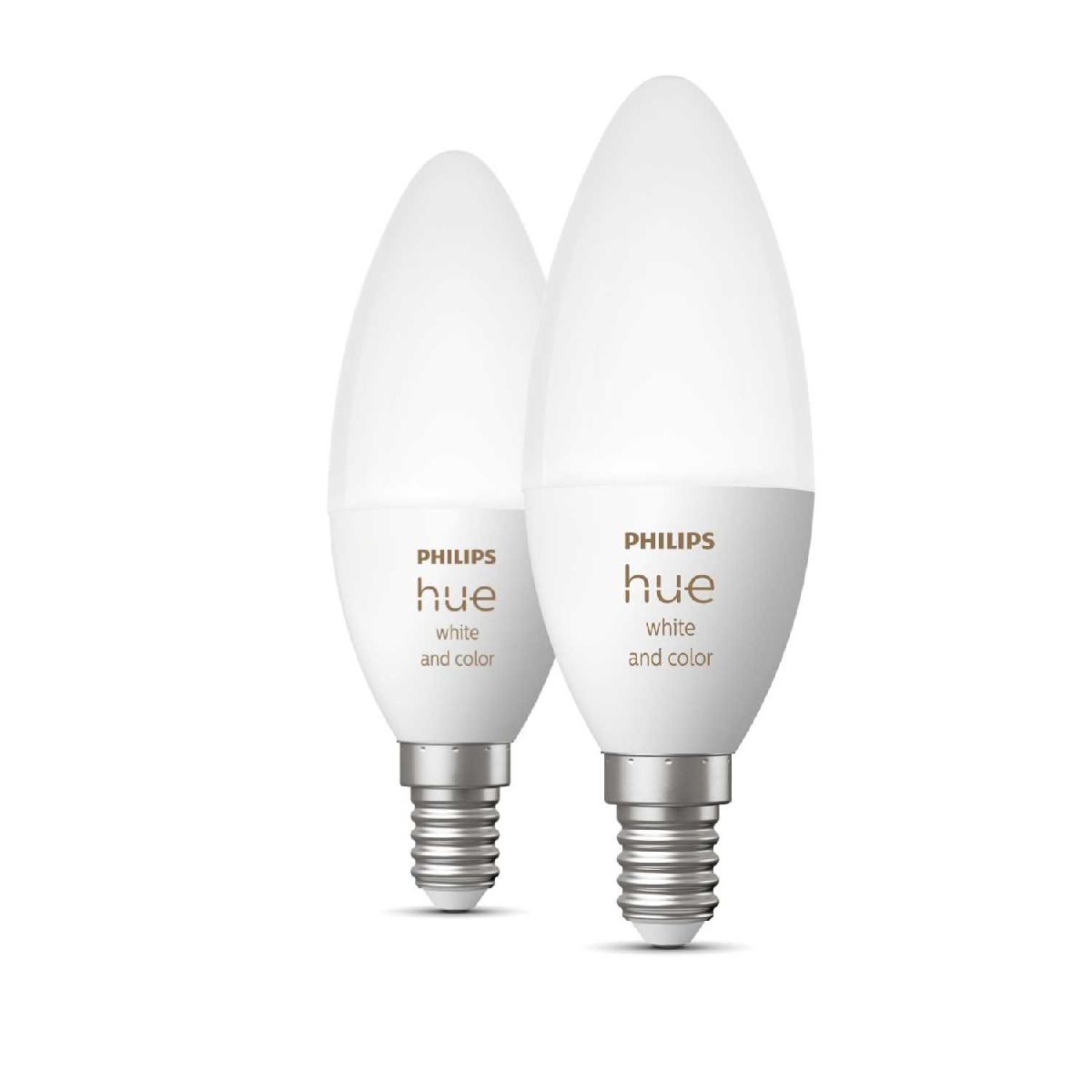 Набор из 2 ламп Philips Hue WCA E14 5,3W 2000/6500K 929002294210