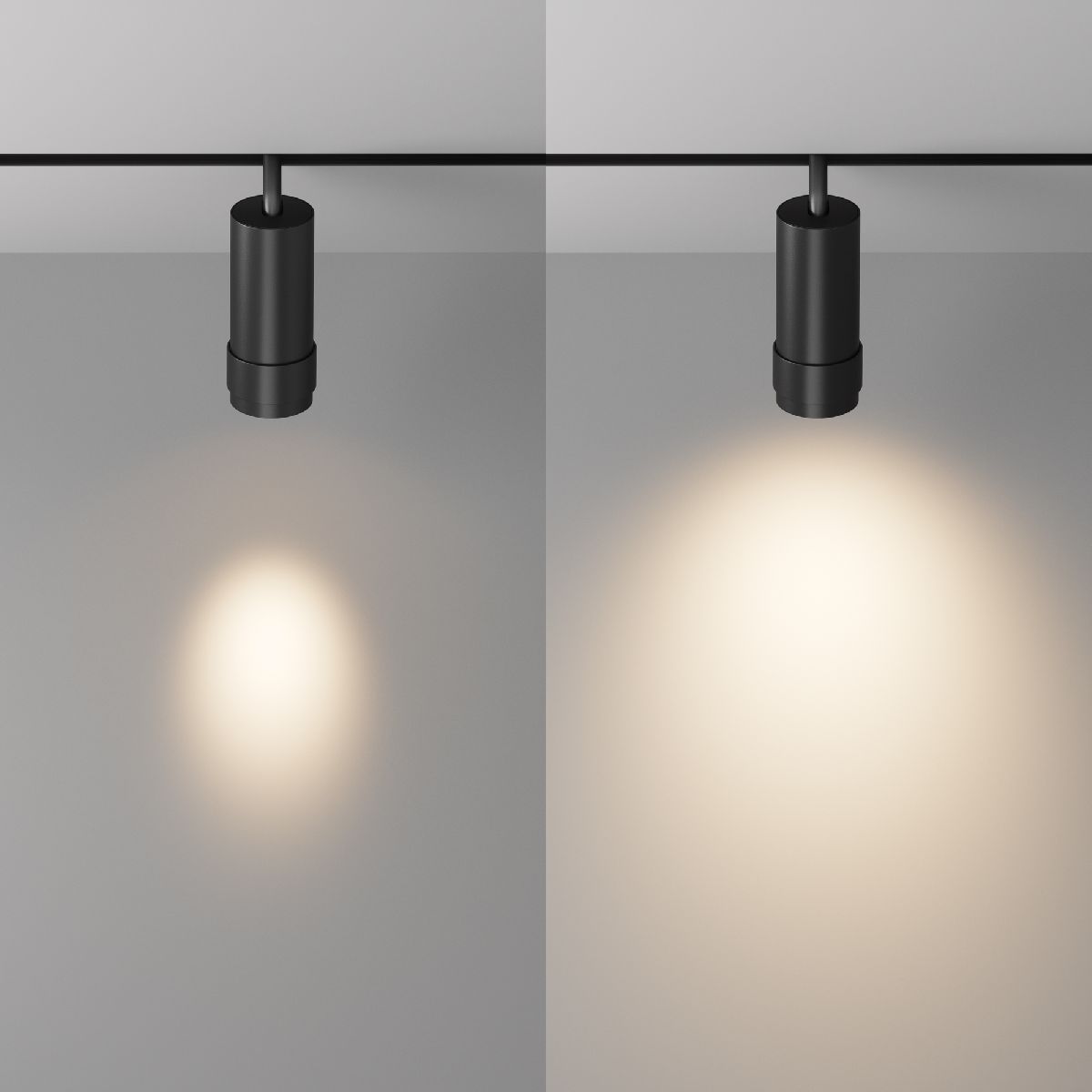 Трековый магнитный светильник Maytoni Focus Zoom TR211-1-12W3K-Z-B