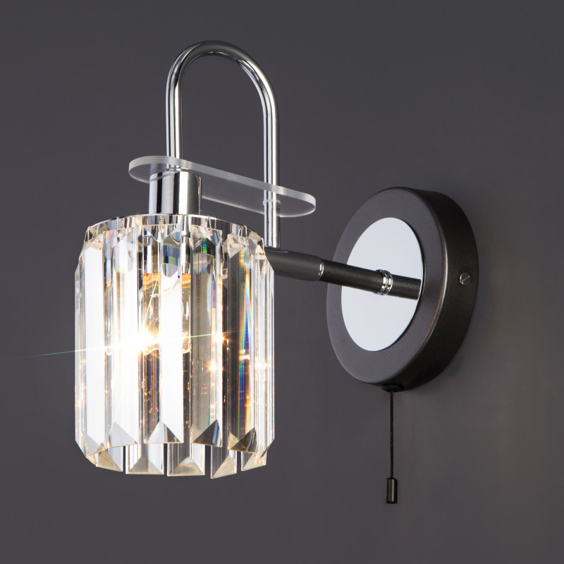 Прозрачное бра Eurosvet 70090/1 графит