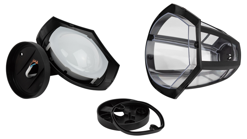 Уличный настенный светильник Эра ДБУ 07-8-006 У1 «Дели 3» черный Б0057514