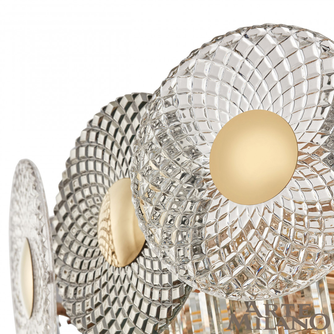 Подвесная люстра Arte Milano 1508B.D550.H250.E14.9 G