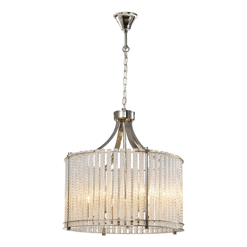 Подвесная люстра iLamp Manhattan P2554-6 Nickel