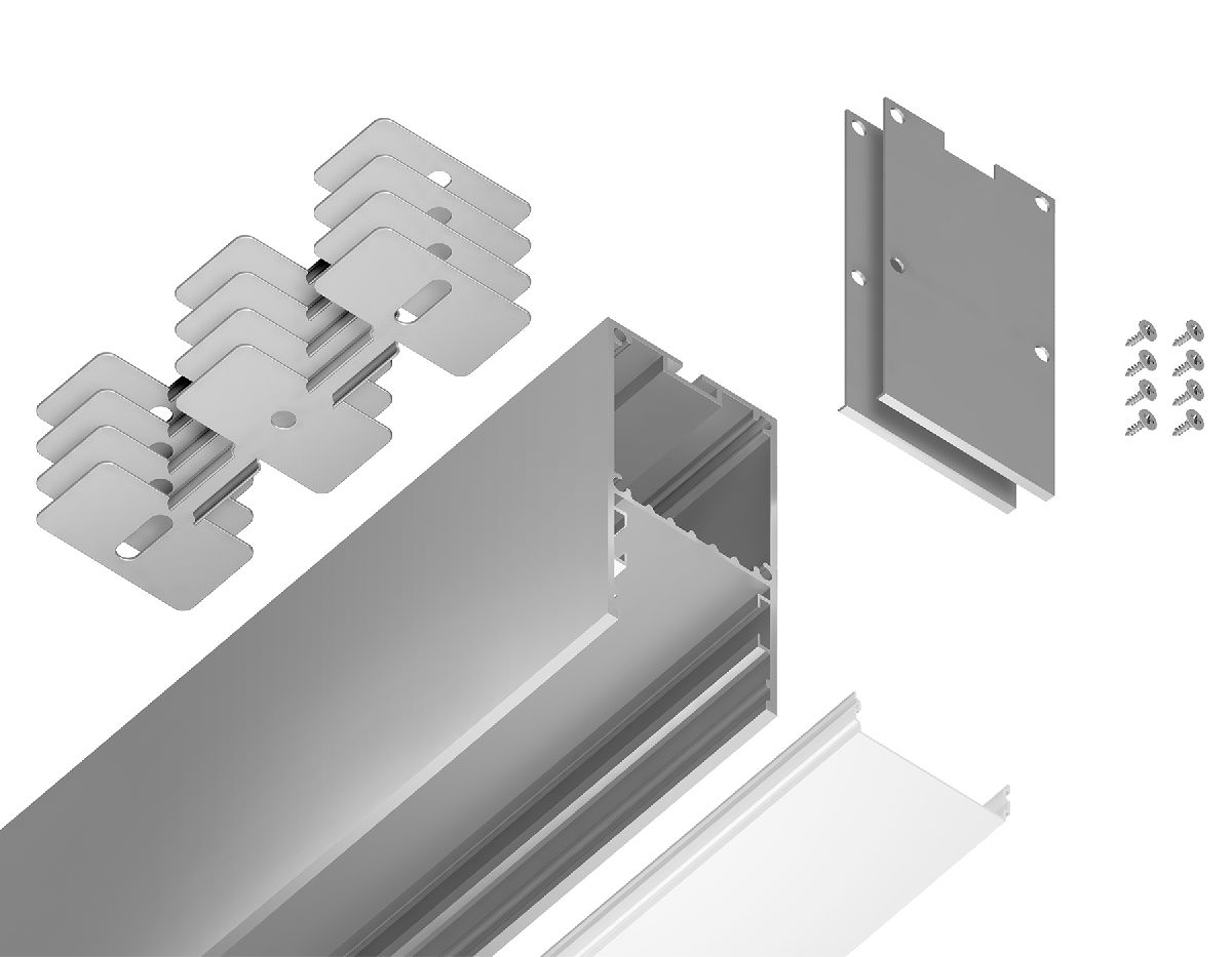 Алюминиевый профиль Ambrella Light Profile System GP3000AL