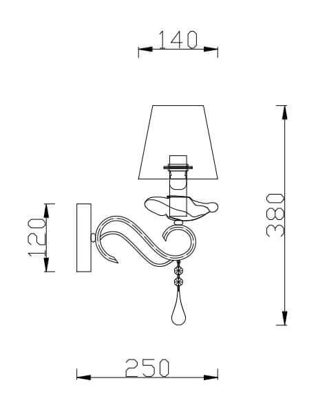 Бра Rivoli Cofanetto 5032-401 Б0037729
