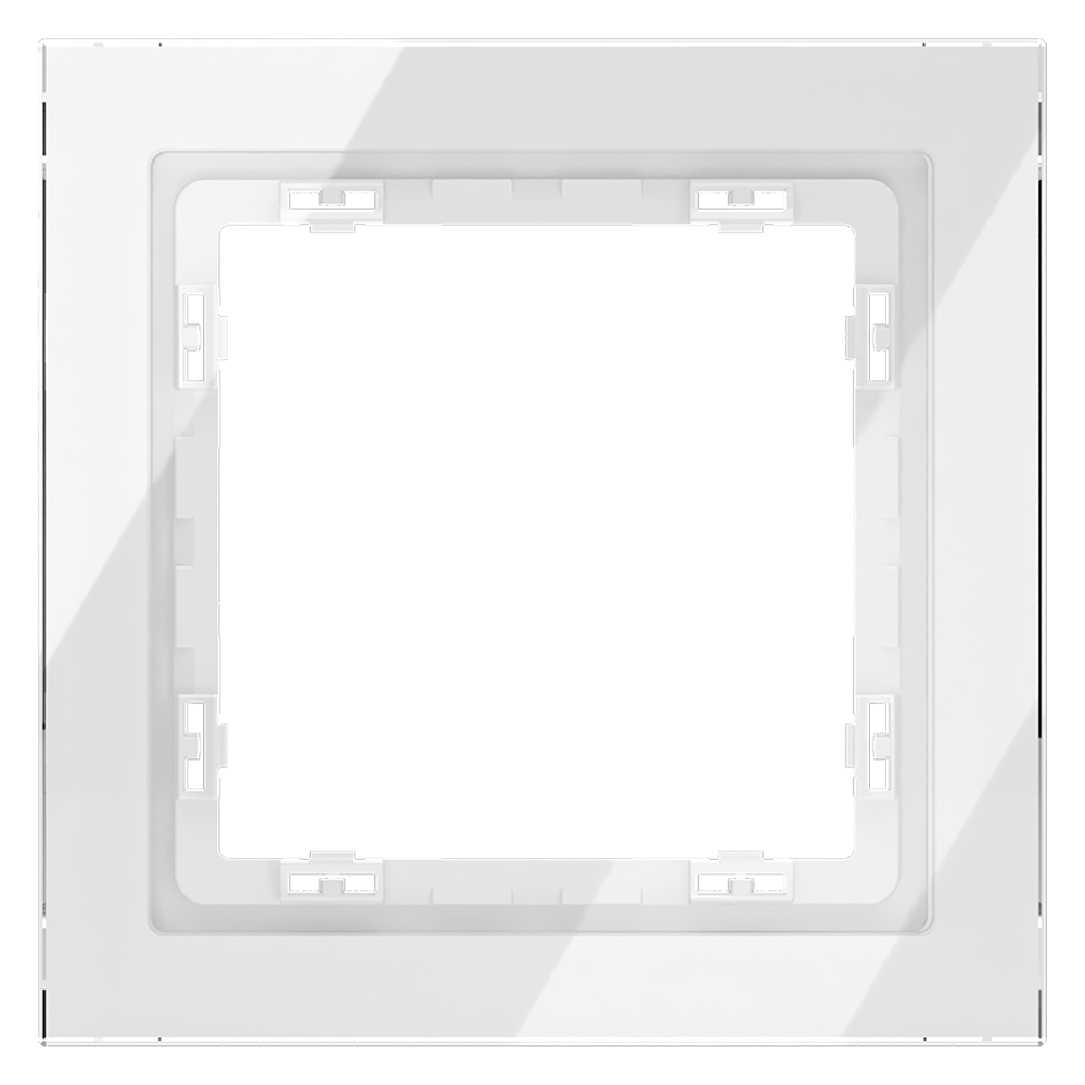 Рамка на 1 пост Voltum S70 VLS110101 (белый, стекло)