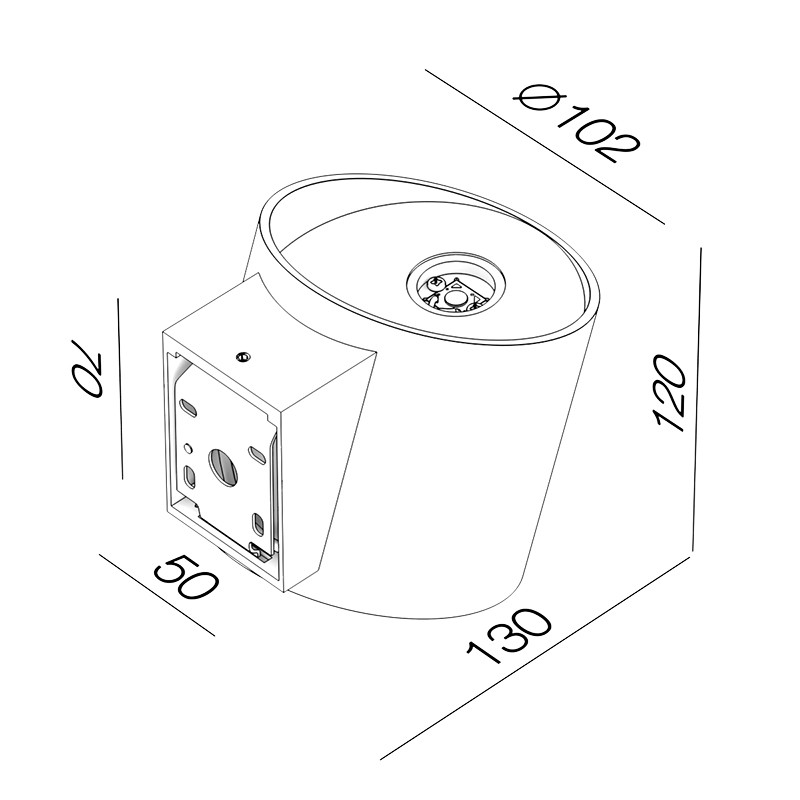 Бра LeDron COME White/Gold 00000013699