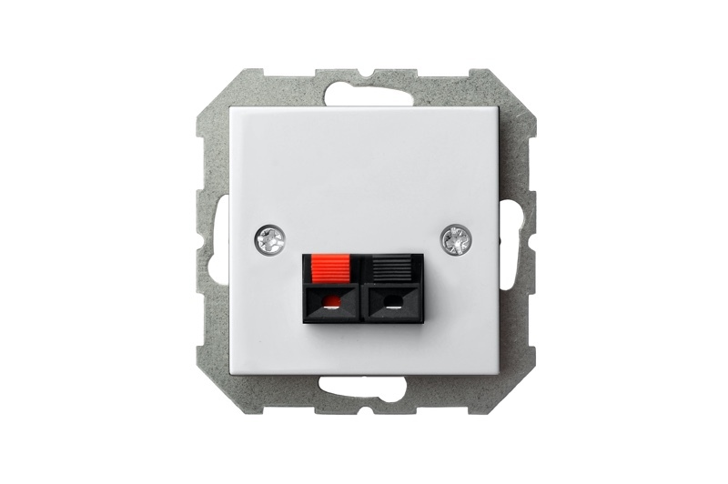 Аудио розетка одноместная Liregus Epsilon 28-036