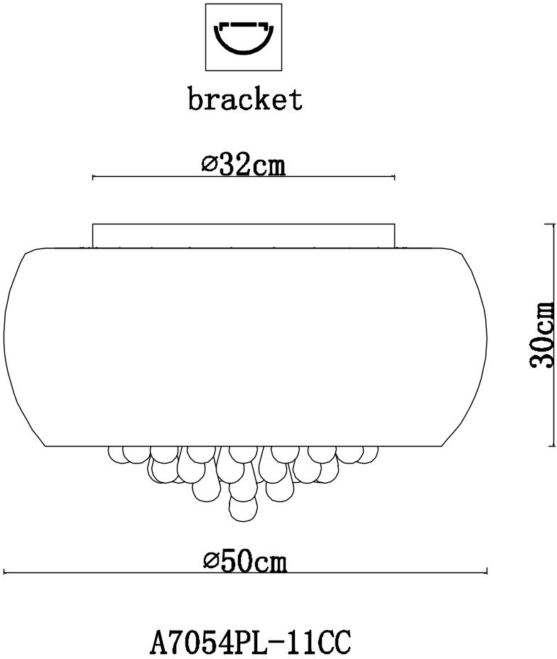 Потолочный светильник Arte Lamp 92 A7054PL-11CC