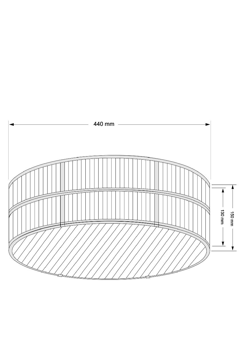 Потолочный светильник Kutek Lavone LAV-PLM-6(P)440-2