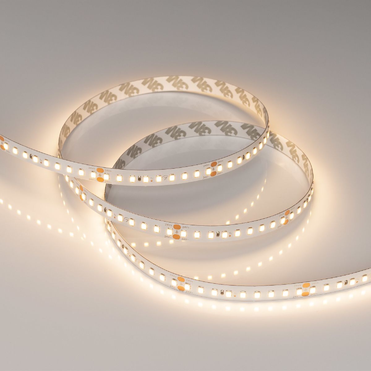 Светодиодная лента Arlight RT-A144-10mm 24V Warm3000 7.7 W/m, IP20, 2835, 5m 038782