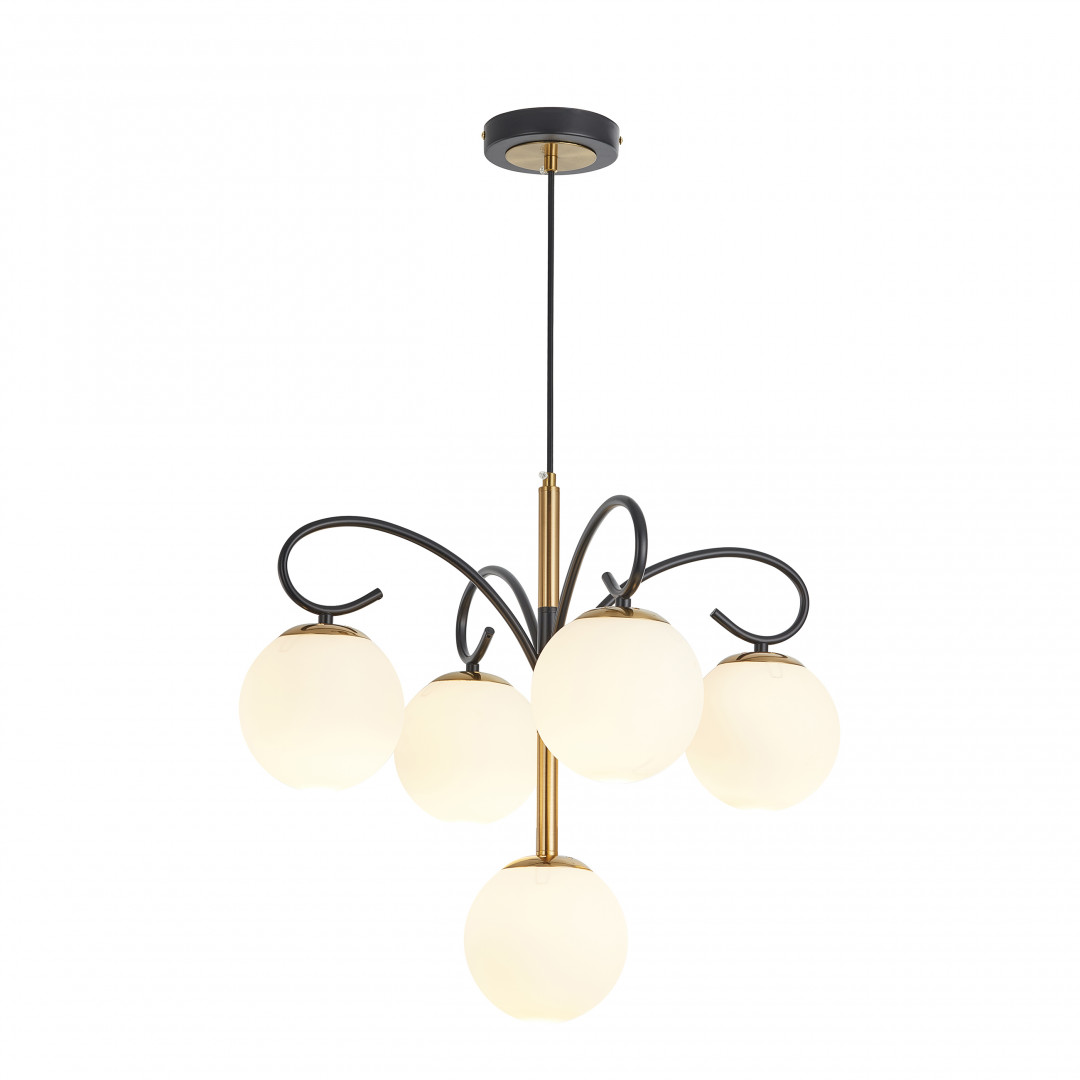 Подвесная люстра Arte Milano Neapolis 273808/4+1 BK/GD