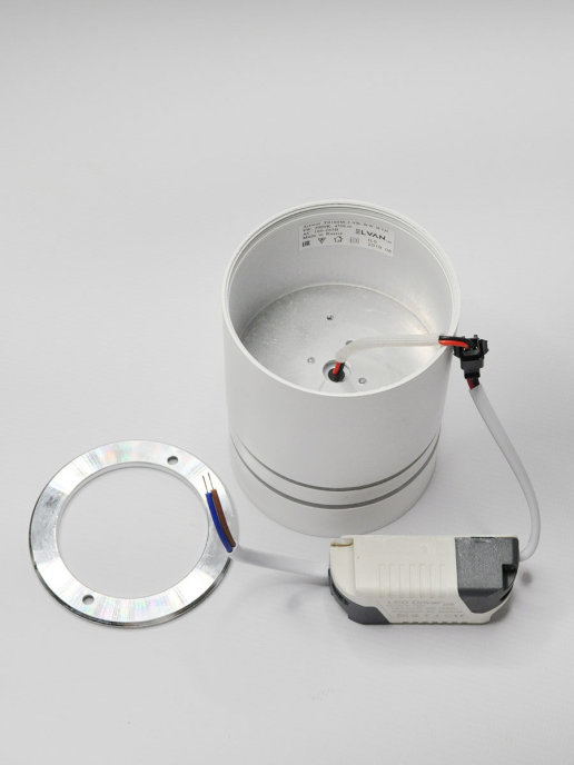 Накладной светильник Elvan NLS-T160M/2-9W-WW-Wh