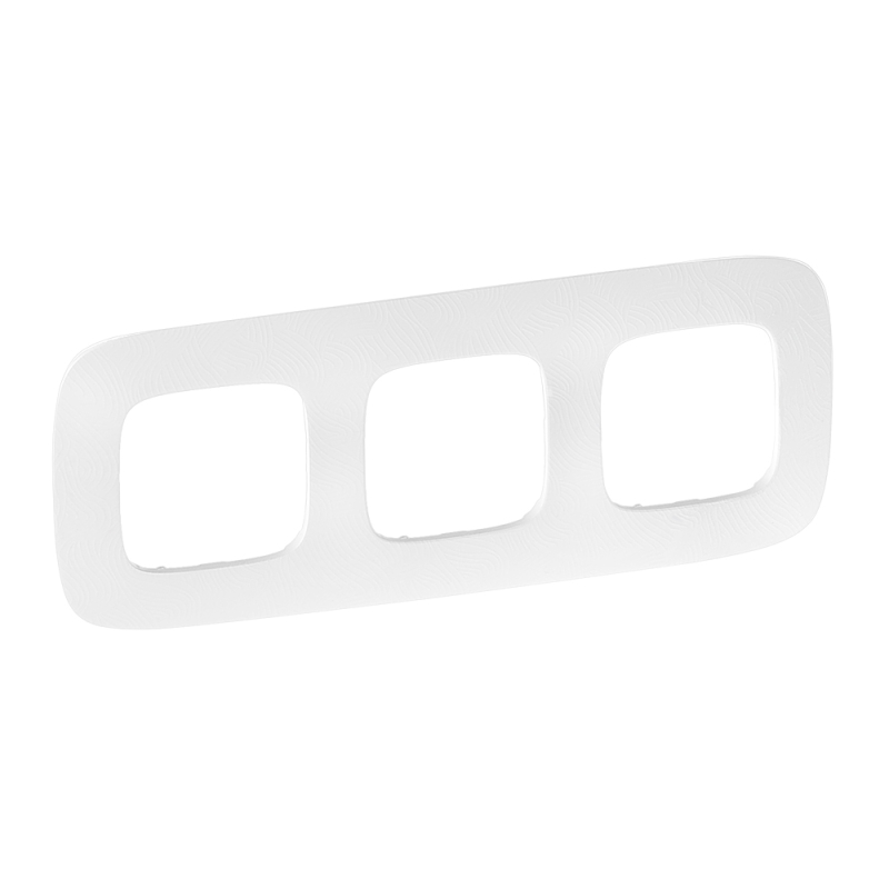 Рамка 3-постовая Legrand Valena Allure Тиснение белое 754373