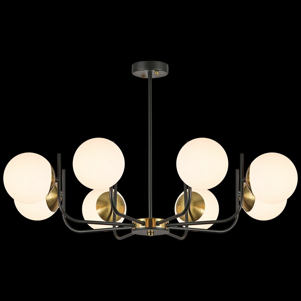 Люстра на штанге Illumico IL0167-8P-79 BK AB