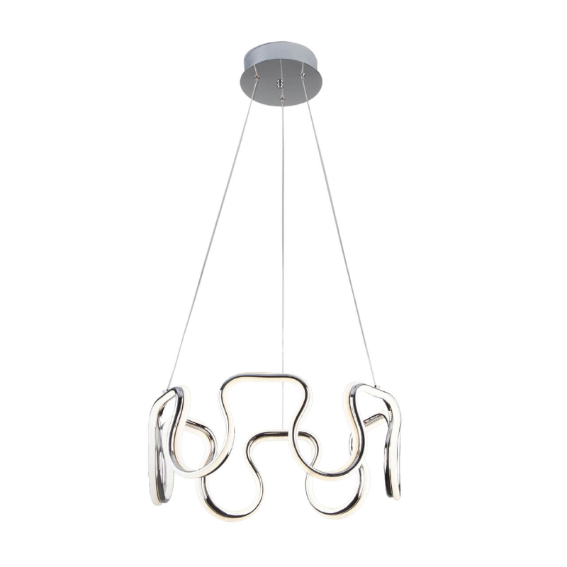 Подвесной светодиодный светильник Eurosvet Sorge 90171/2 хром