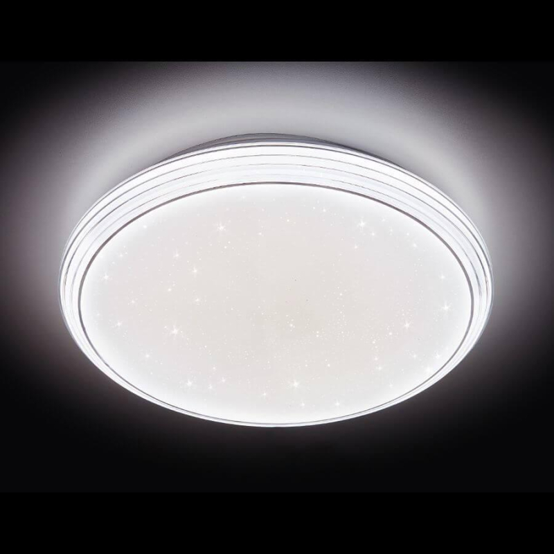 Потолочный светодиодный светильник Ambrella Light Orbital Air F14 WH 72W D400