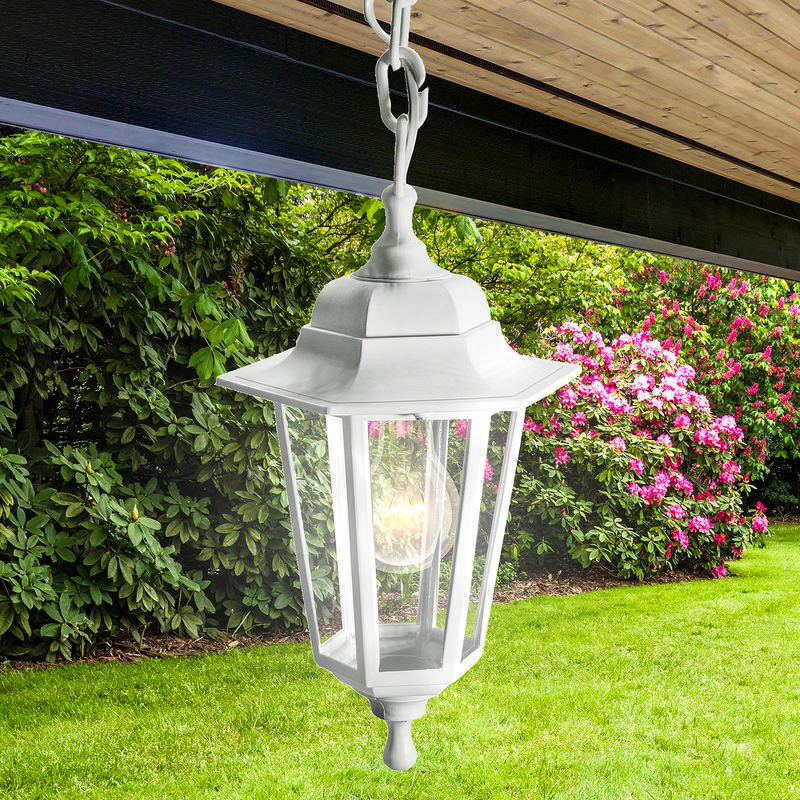 Уличный подвесной светильник ЭРА НСУ 06-60-001 белый Б0048110