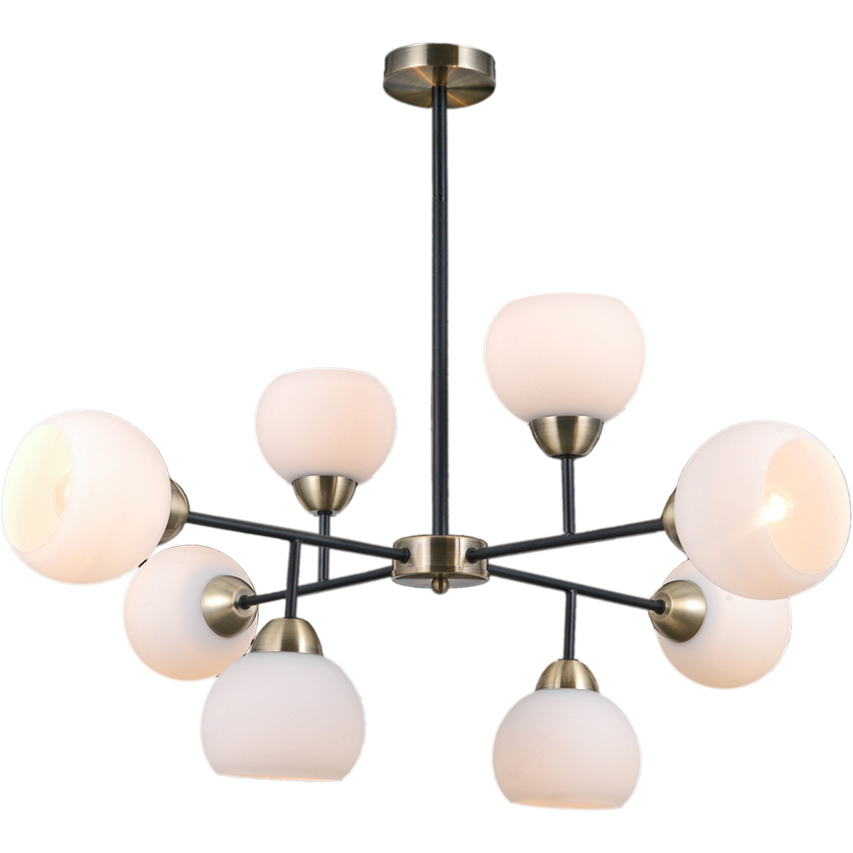 Люстра на штанге Illumico IL0440-8PSQ-79 AB BK