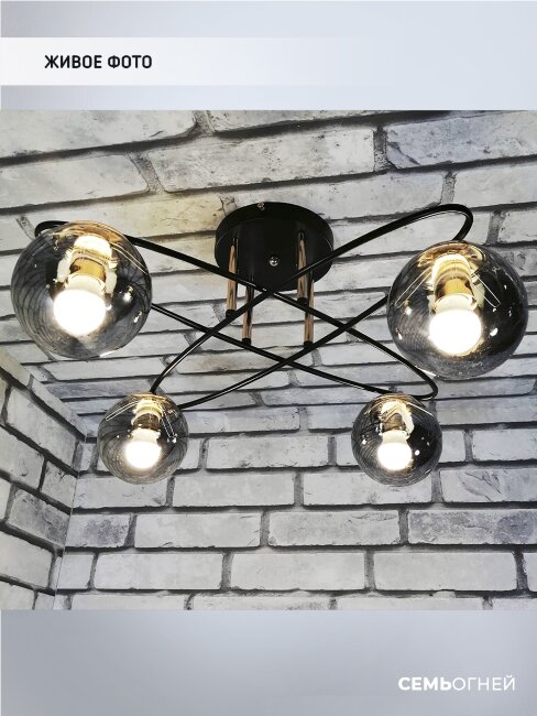 Потолочная люстра Wedo Light Seriate 66597.01.15.04