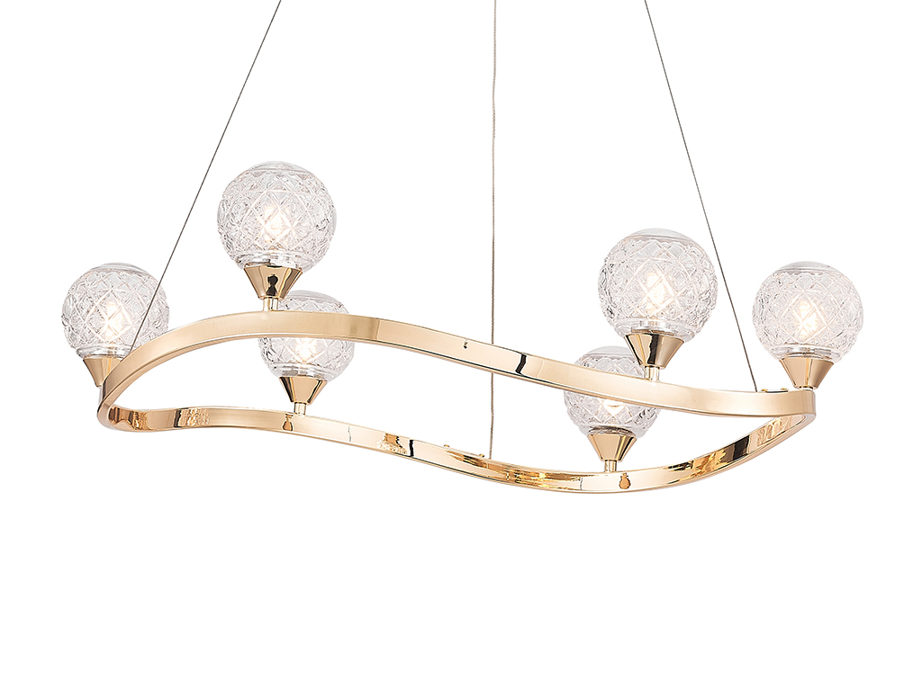 Подвесная люстра Newport 3806/S gold new М0065480