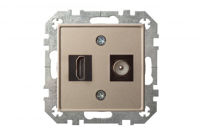 Розетка HDMI и TV Liregus Epsilon 28-323