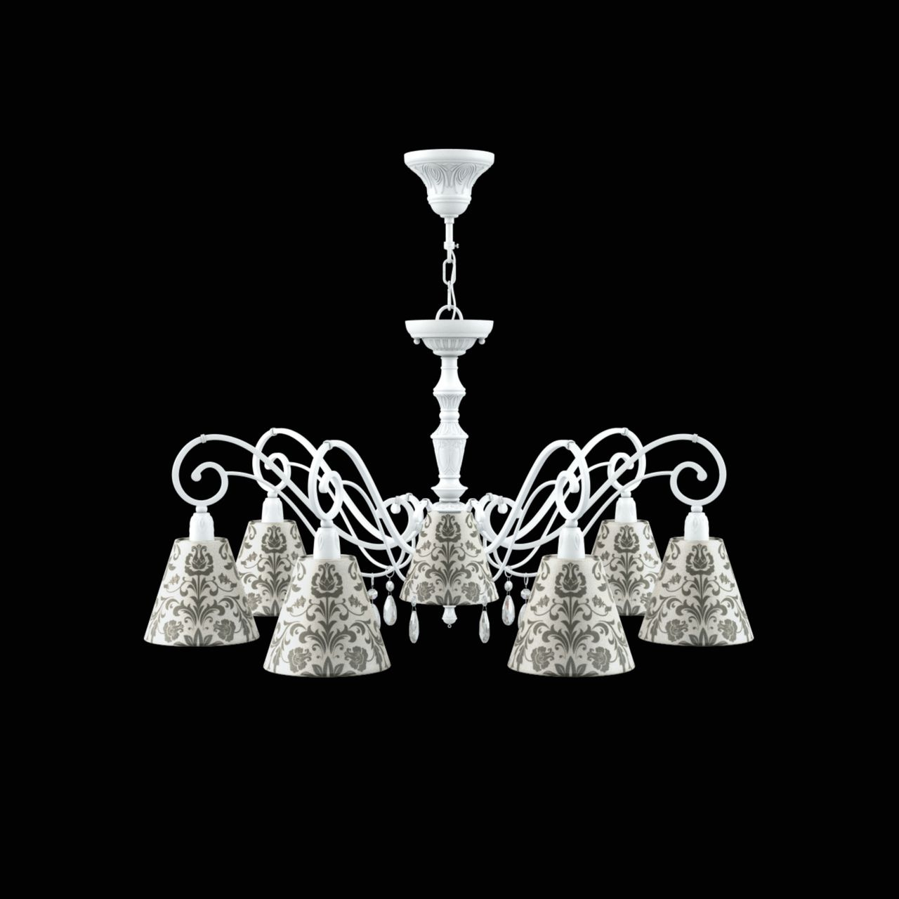 Подвесная люстра Lamp4you Classic E3-07-WM-LMP-O-1-CRL-E3-07-TR-DN