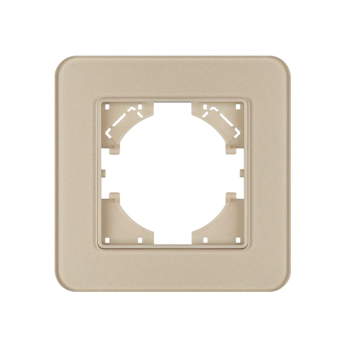 Рамка стеклянная на 1 пост Arlight FRM-OMALI-GS-1-GD 049667