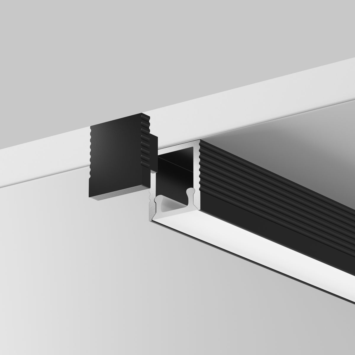 Алюминиевый профиль накладной Maytoni Led Strip ALM-0809-B-2M 631002