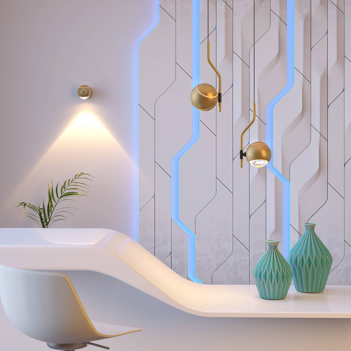 Подвесной светодиодный светильник Odeon Light Elon 3915/9L