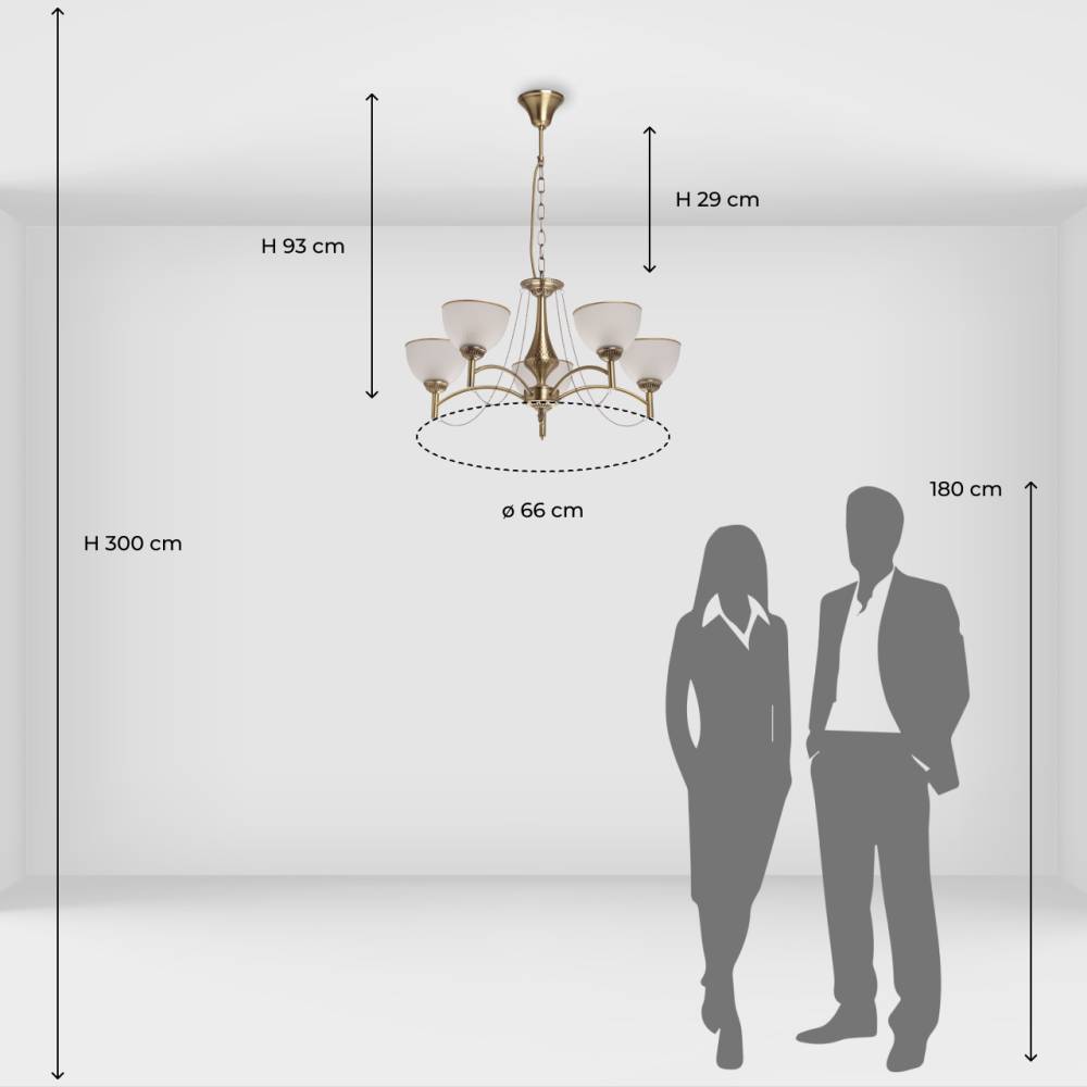 Подвесная люстра MW-Light Олимп 318015305