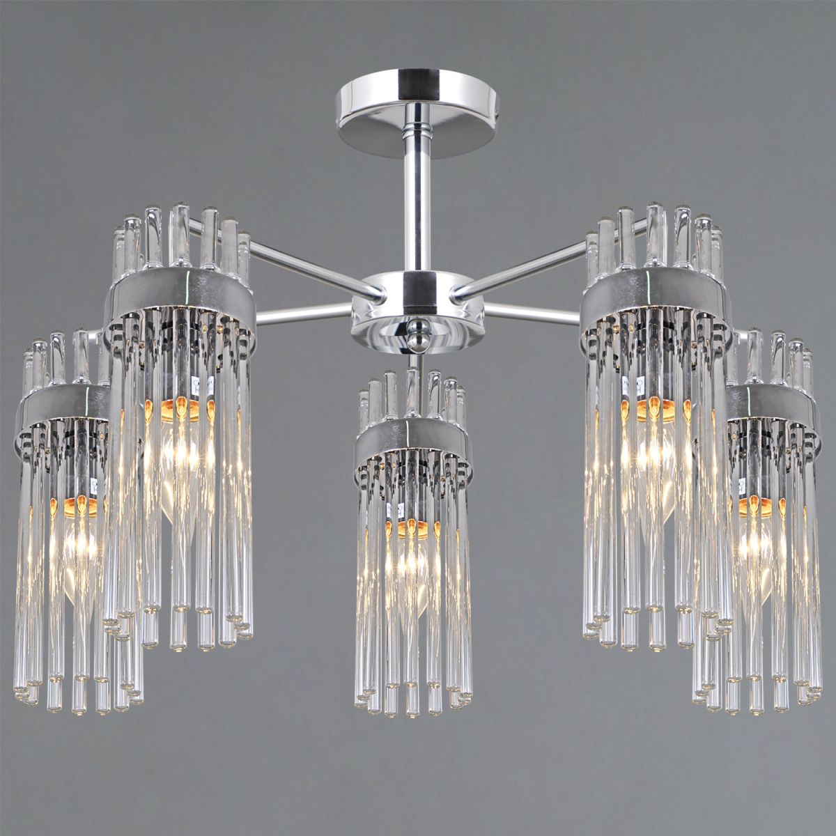 Люстра на штанге Illumico IL0761-5CSQ-25 CR GENOA