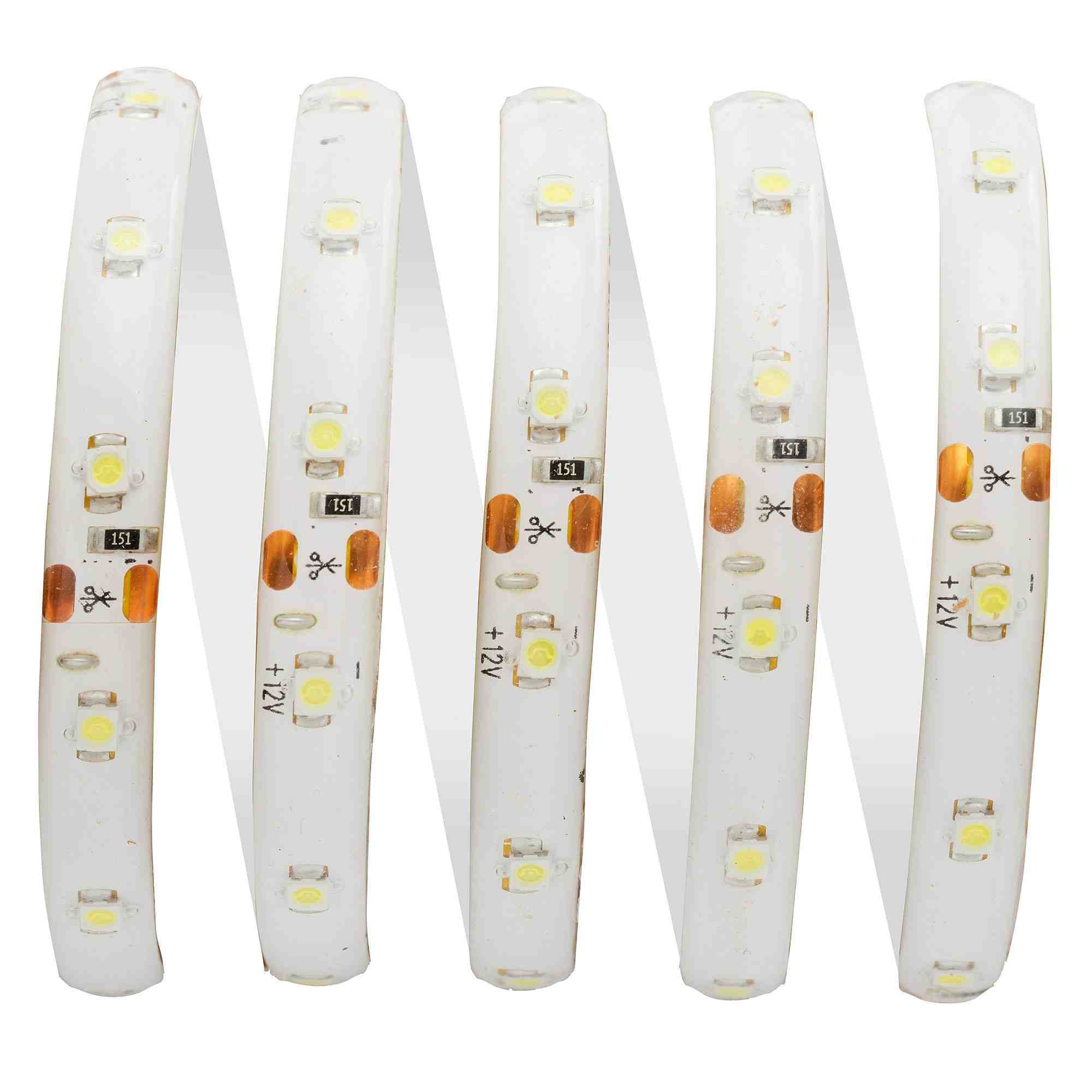 Светодиодная лента Apeyron 12В СТ 4,8Вт/м smd3528, 60д/м IP65 280Лм/м 5м 6500К 00-08