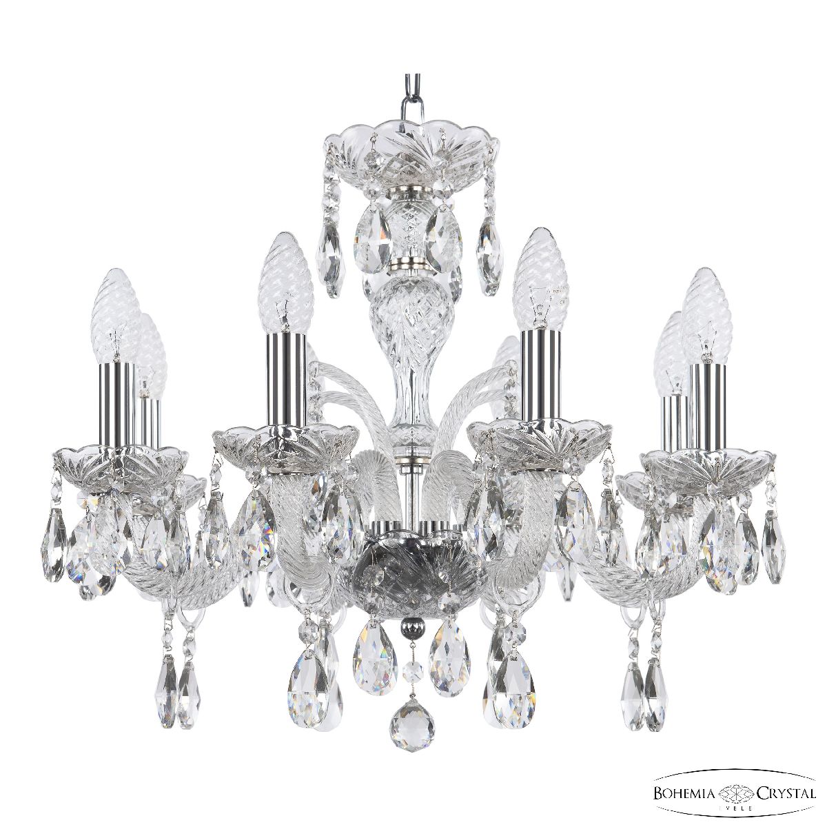 Подвесная люстра Bohemia Ivele Crystal 118/8/165 Ni