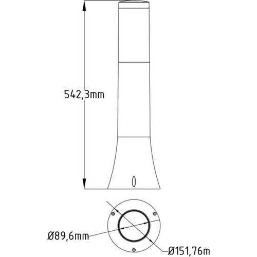 Уличный светильник Horoz Орхидея 400-001-121 HRZ00002612