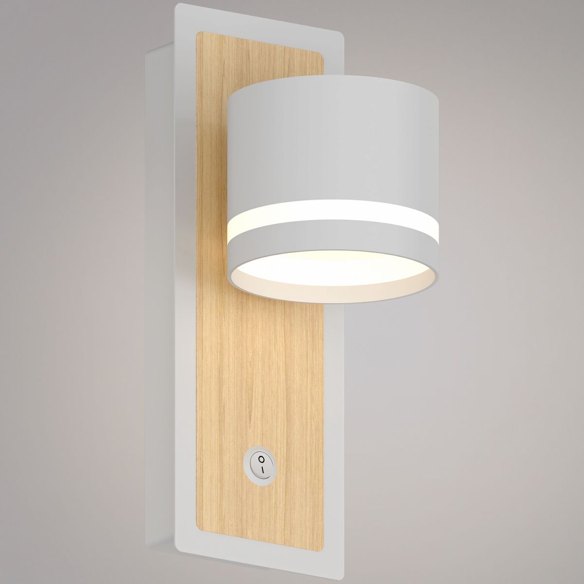 Настенный светильник Reluce 22540-0.2-01 WH+WOOD