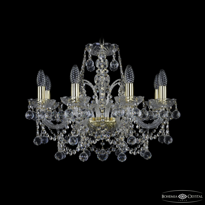 Подвесная люстра Bohemia Ivele Crystal 1411/8/195 G Balls