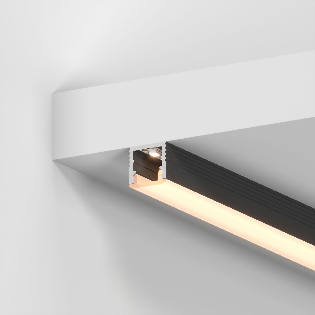 Алюминиевый профиль Arlight SL-MINI-10-2000 BLACK 049018