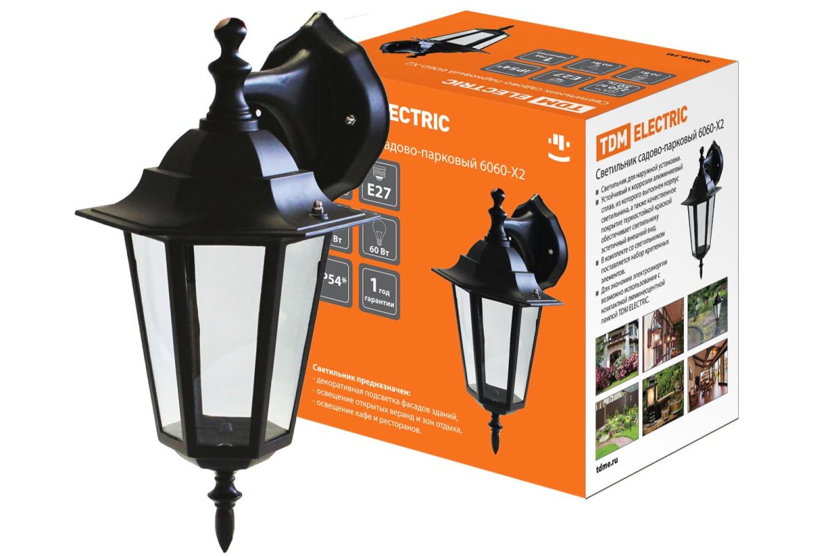 Уличный настенный светильник TDM Electric 6060-02 SQ0330-0002