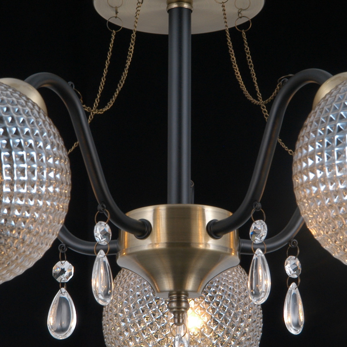 Люстра на штанге Illumico IL0432-5CSQ-29 AB BK