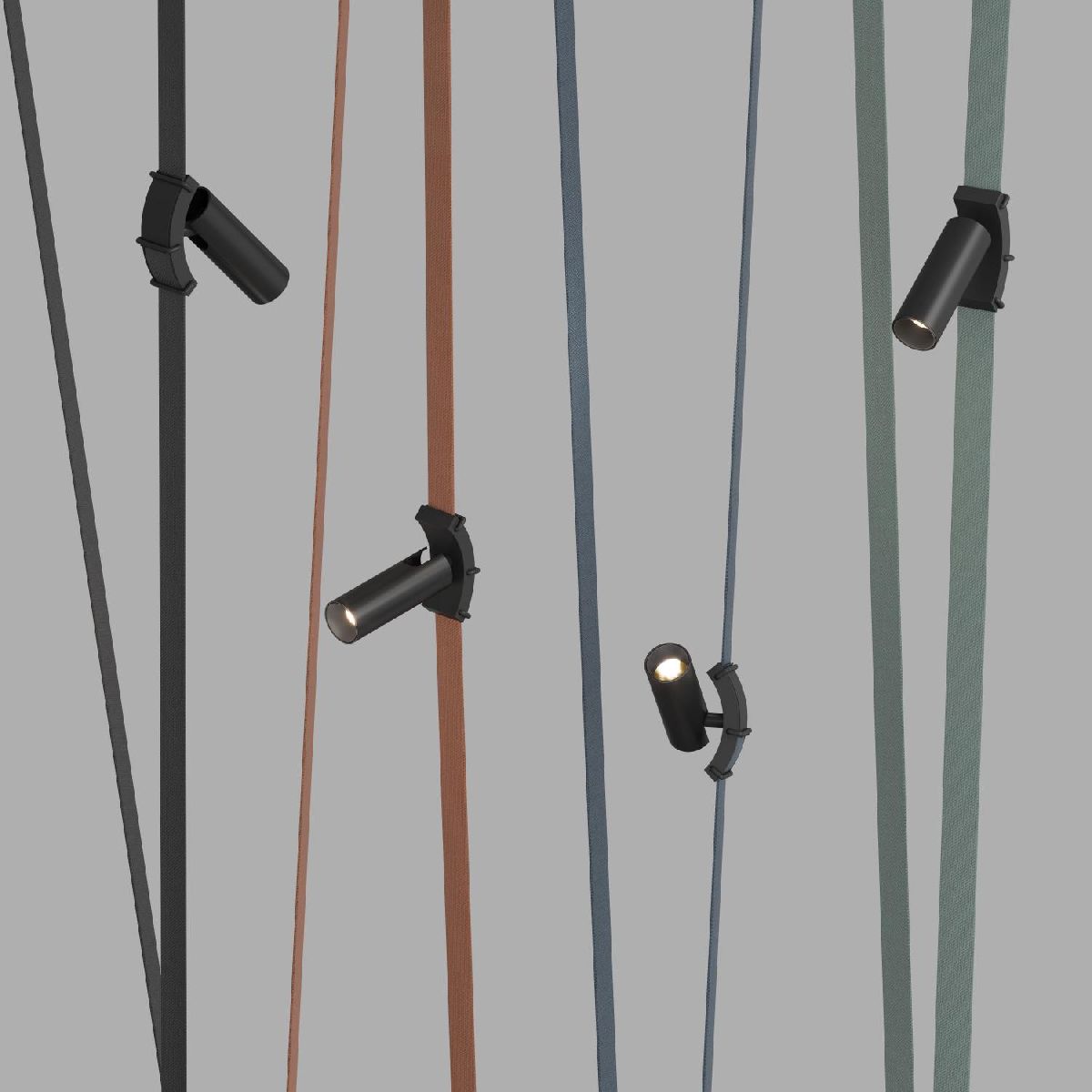 Трековый однофазный светильник Denkirs Belty Spot DK5547-BK