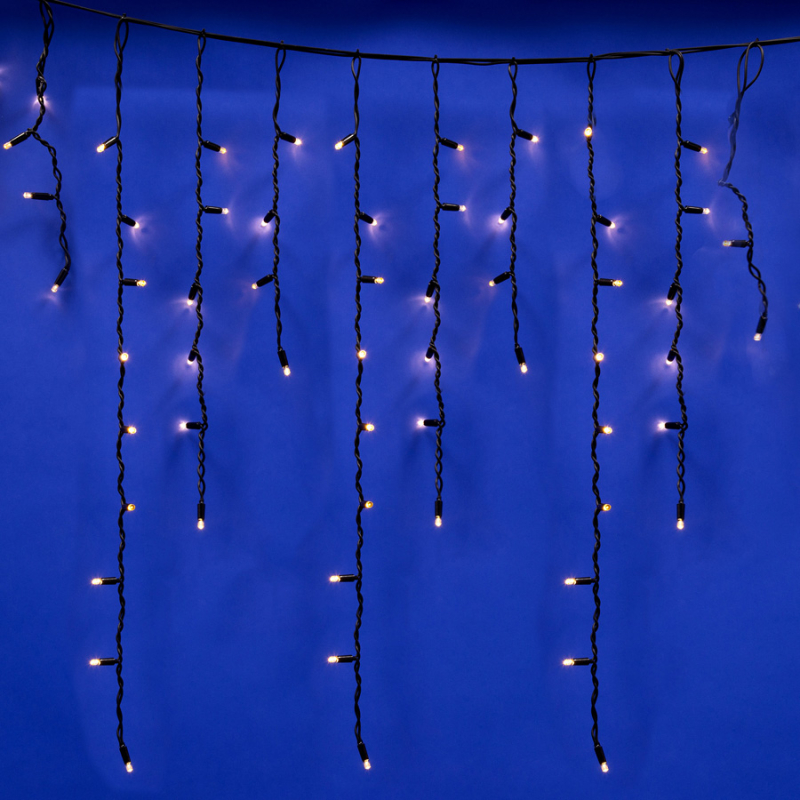 Уличная гирлянда Uniel ULD-B4806-176/TBK WARM WHITE IP67