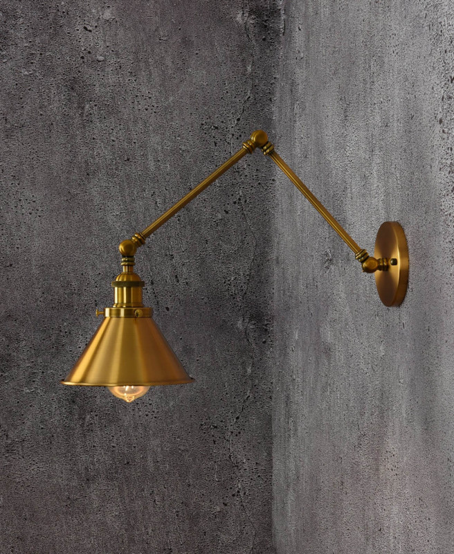 Бра Lumina Deco Gubi LDW B005-2 BRASS