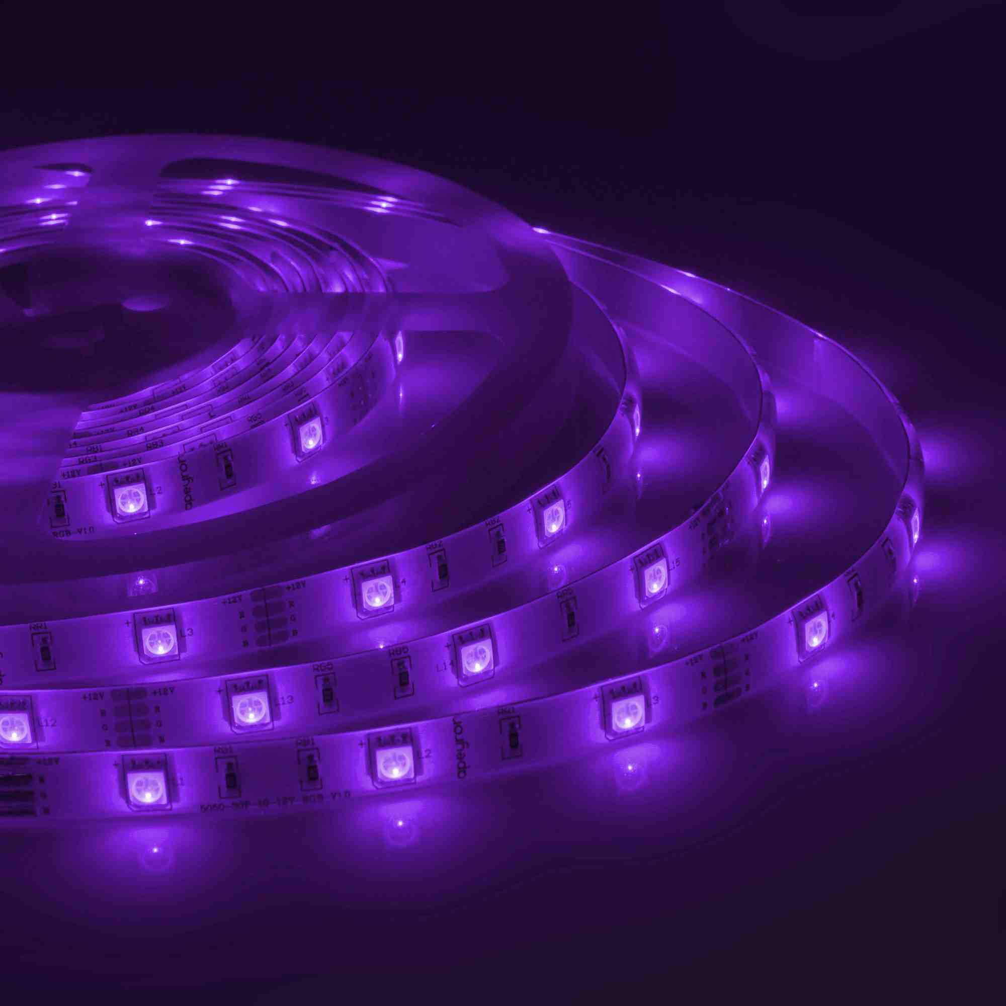 Светодиодная лента Apeyron 12В ЭКО 7,2Вт/м smd5050 30д/м IP65 5м RGB LSE-041
