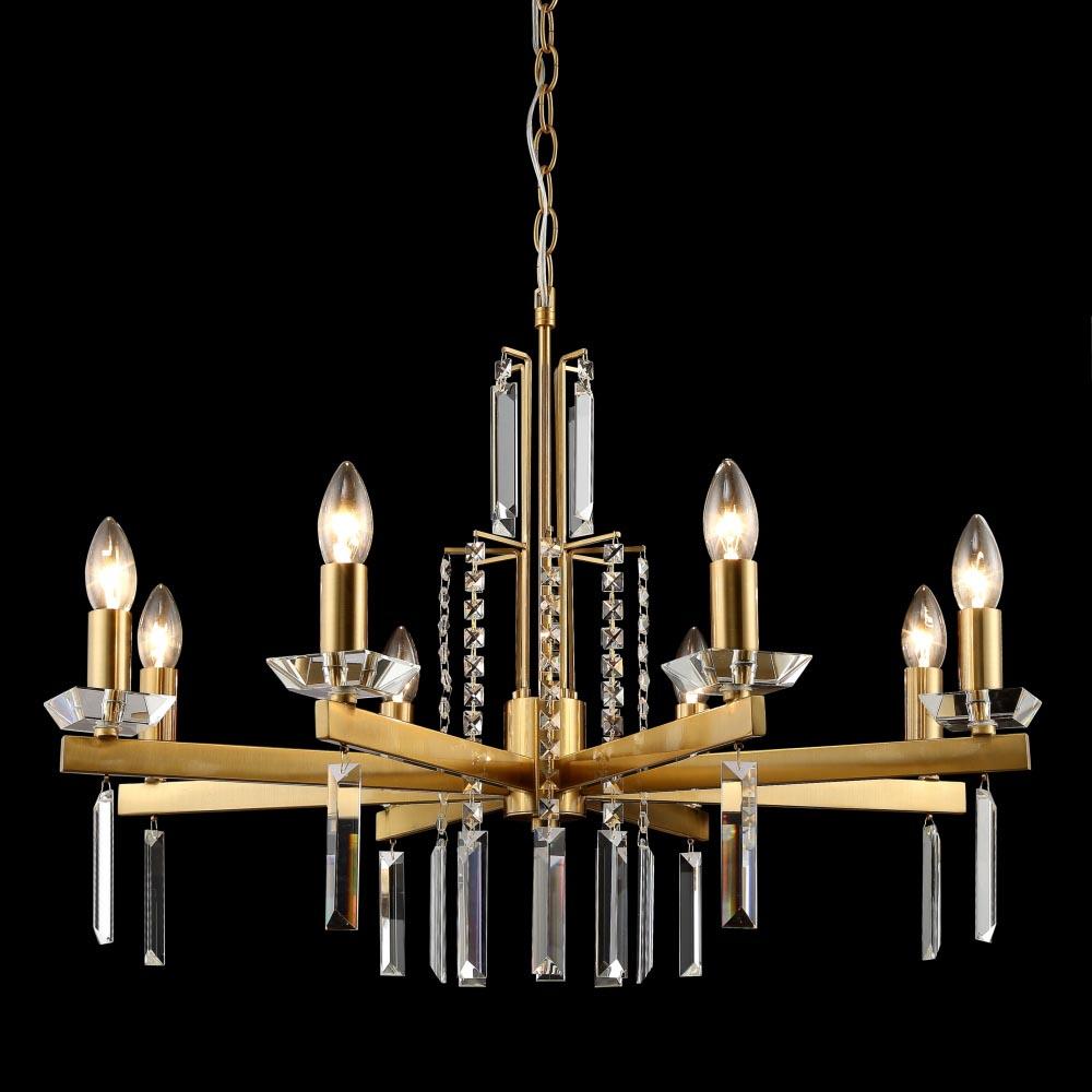 Подвесная люстра Crystal Lux Marron SP8 Brass